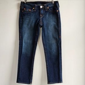 TRUE RELIGION LIZZY CROP SKINNY JEANS WOMEN'S SIZE 28